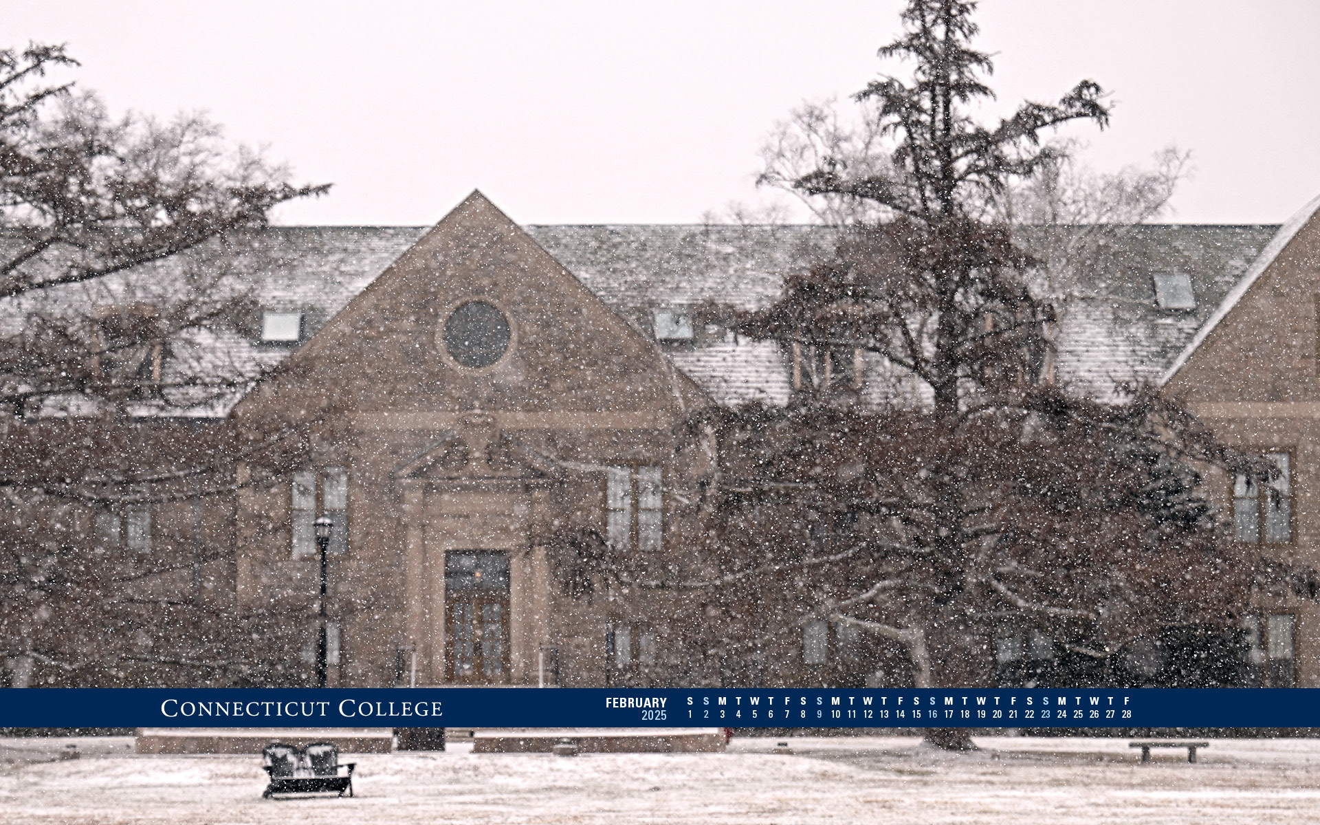Campus in winter