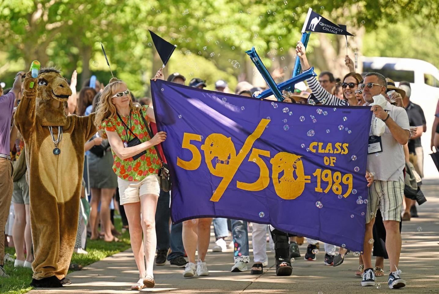 Class of 1989 during Reunion 2024 parade