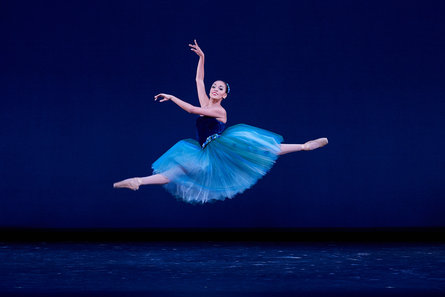 Dance Theater of Harlem, Alison Stroming in Valse Fantaisie (Photo by Rachel Neville)